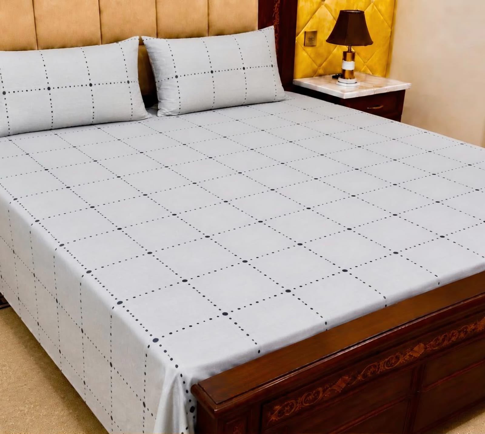 Cotton 3pc bedsheet king size bd 5034