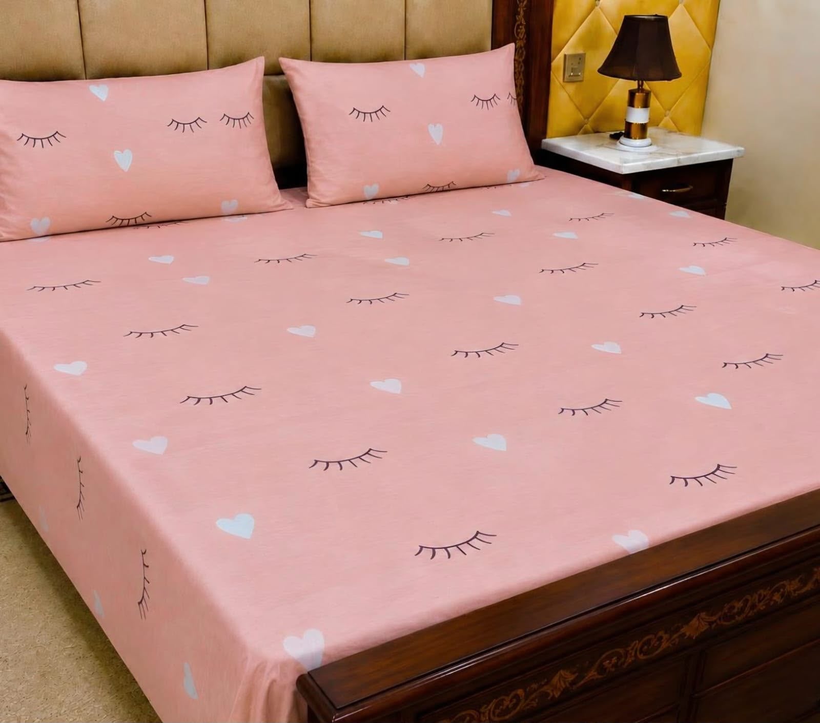 Cotton 3pc bedsheet king size bd 5036