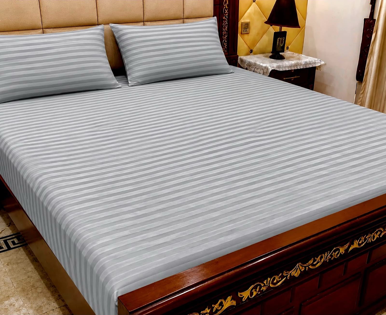 Cotton 3pc bedsheet king size bd 5039