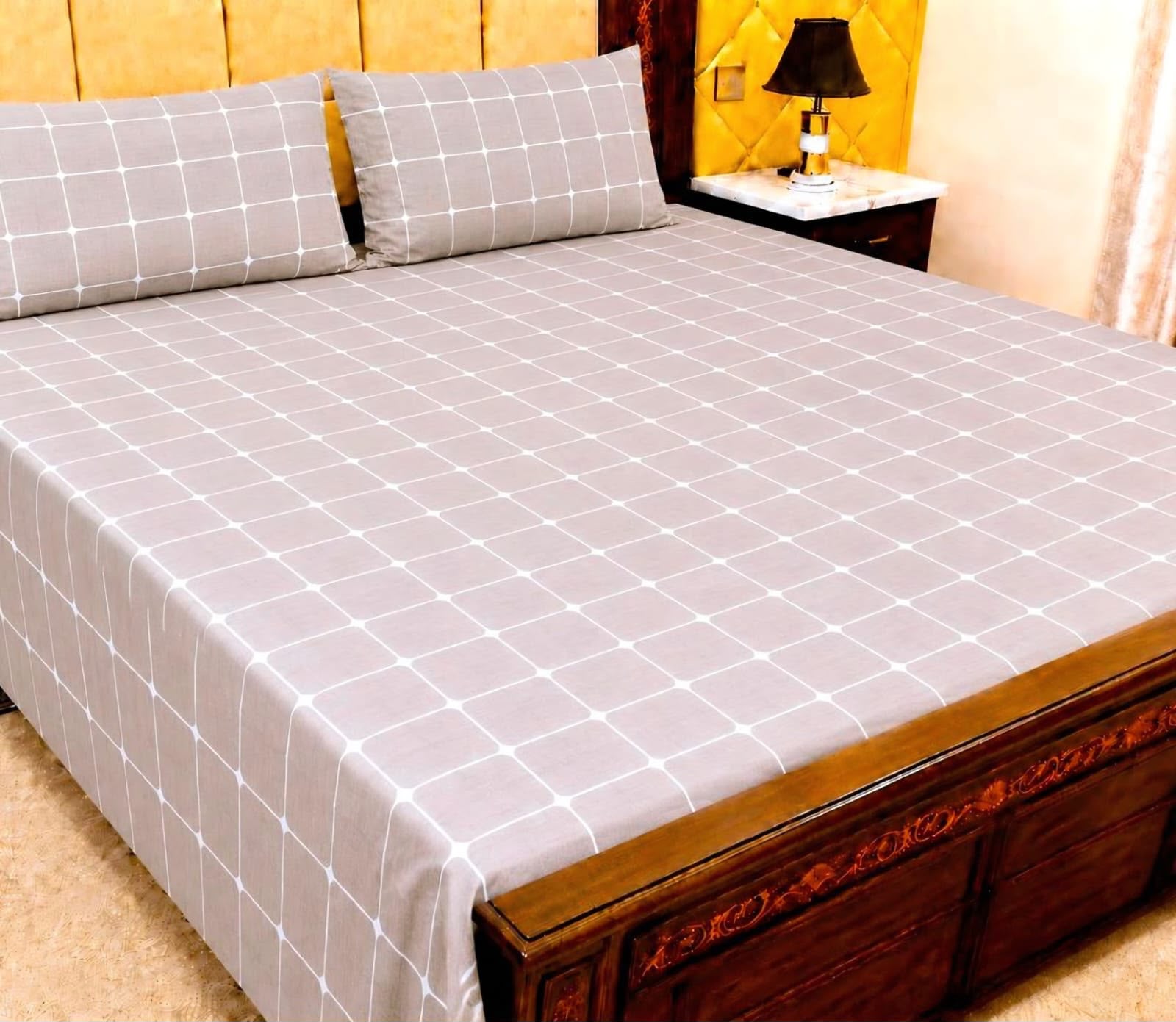 Cotton 3pc bedsheet king size bd 5042