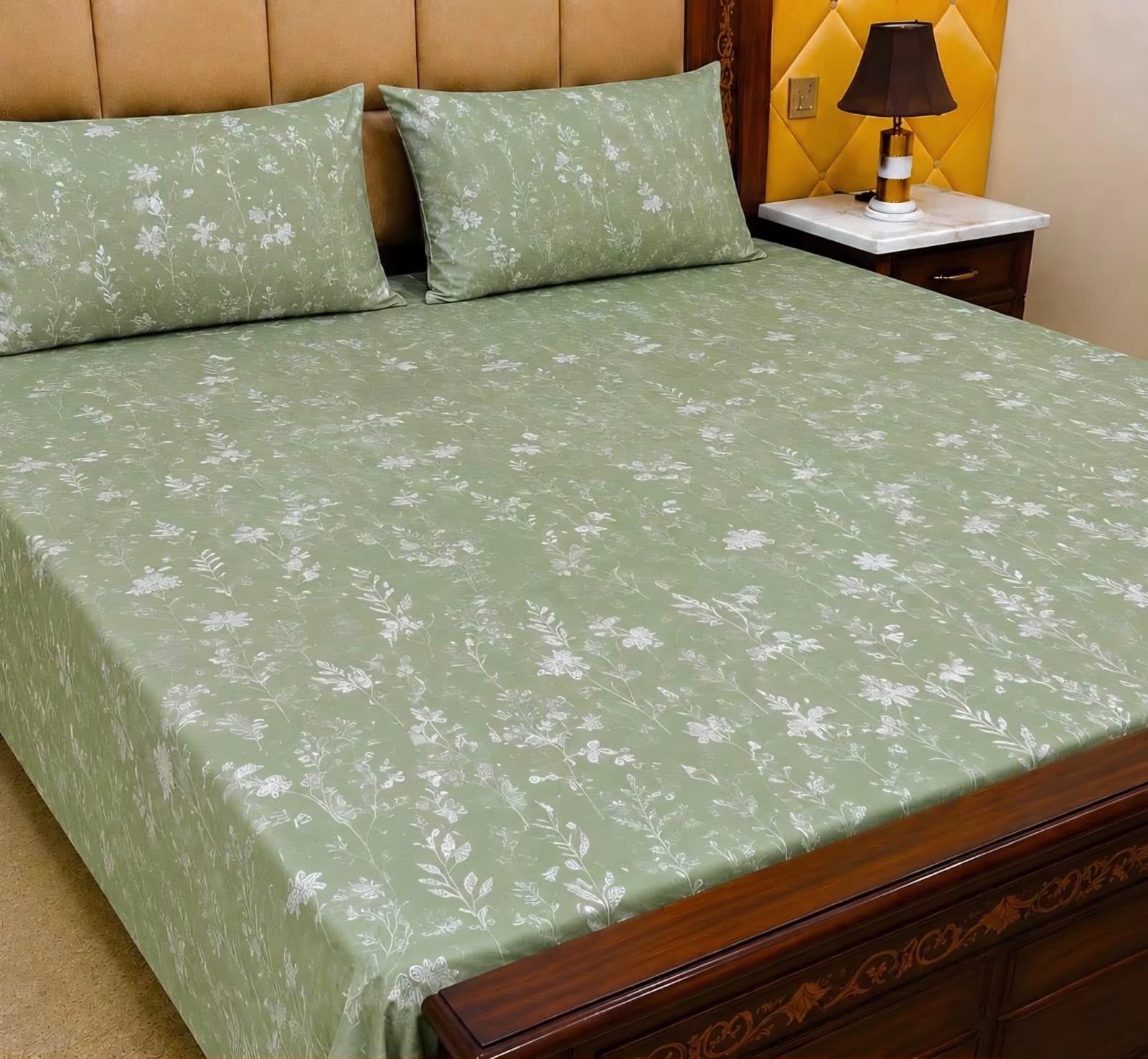 Cotton 3pc bedsheet king size bd 5005