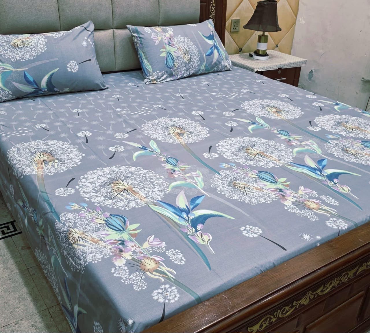 Cotton 3pc bedsheet king size bd 5051