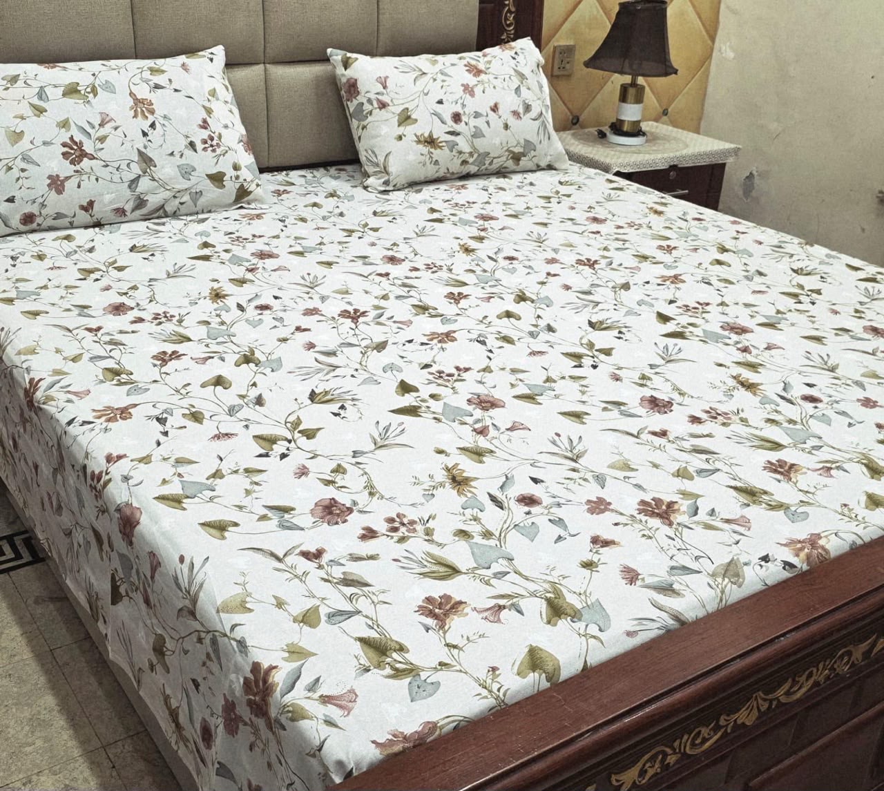 Cotton 3pc bedsheet king size bd 5059