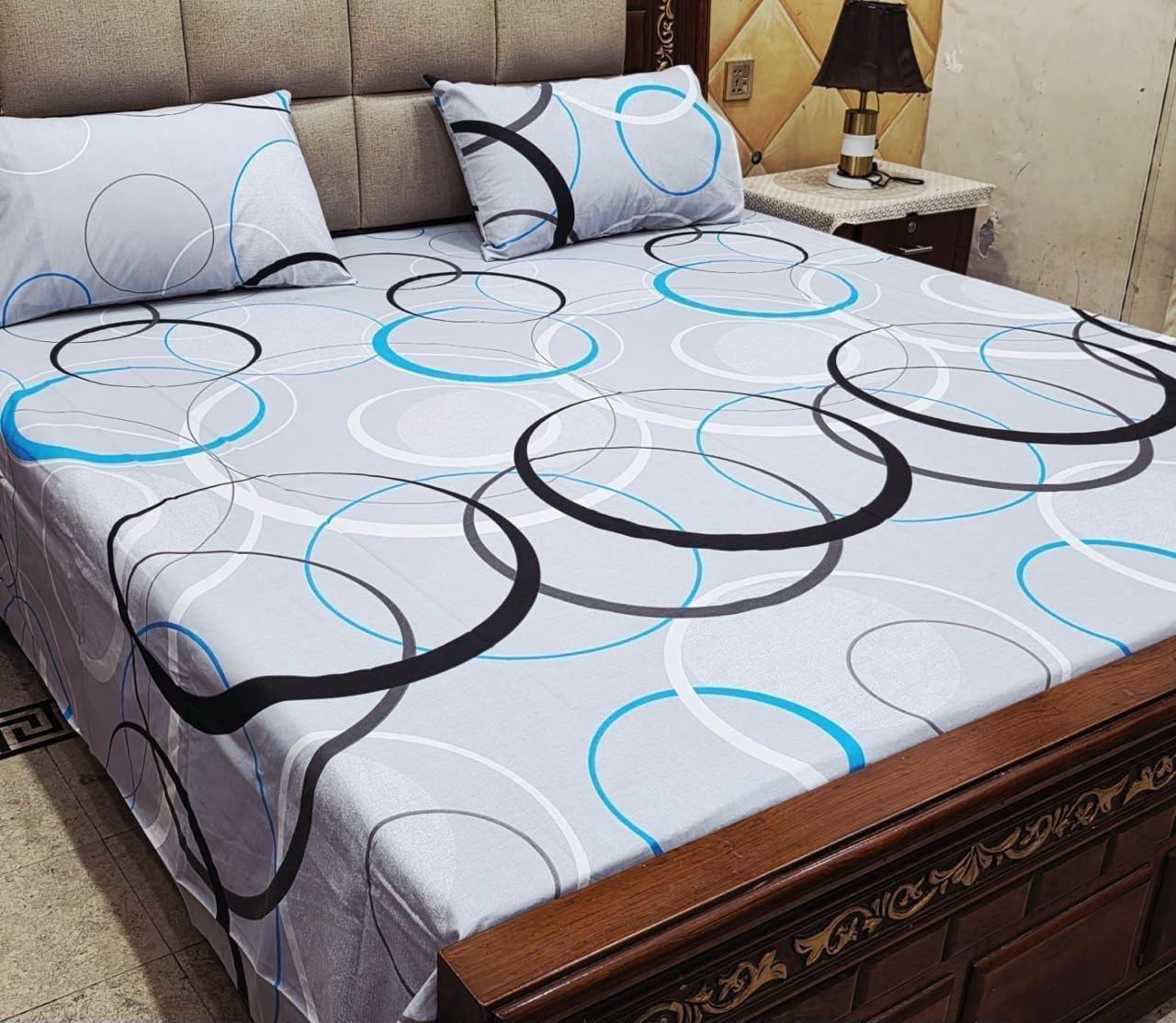 Cotton 3pc bedsheet king size bd 5062