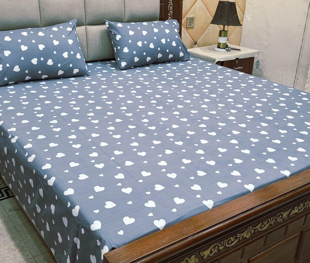 Cotton 3pc bedsheet king size bd 5063