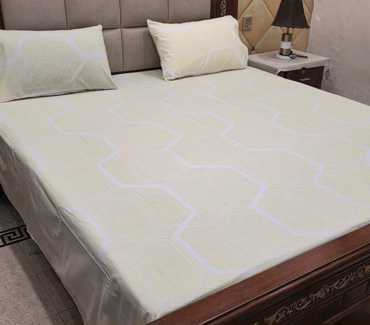 Cotton 3pc bedsheet king size bd 5064