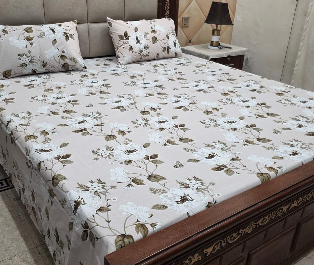 Cotton 3pc bedsheet king size bd 5067