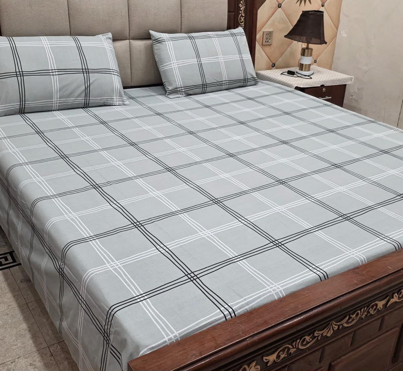 Cotton 3pc bedsheet king size bd 5071