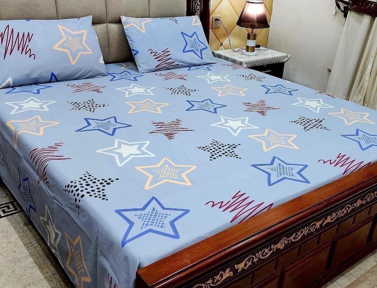 Cotton 3pc bedsheet king size bd 5075