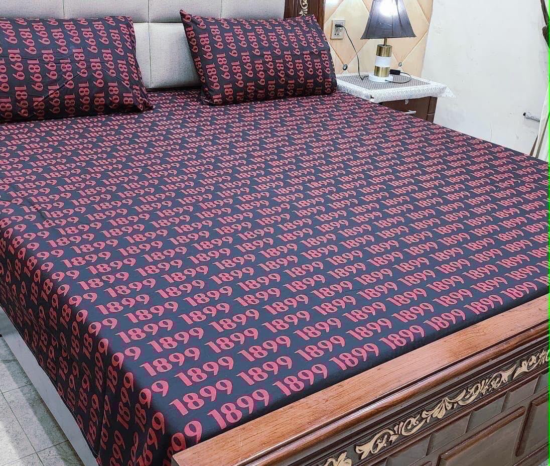 Cotton 3pc bedsheet king size bd 5077