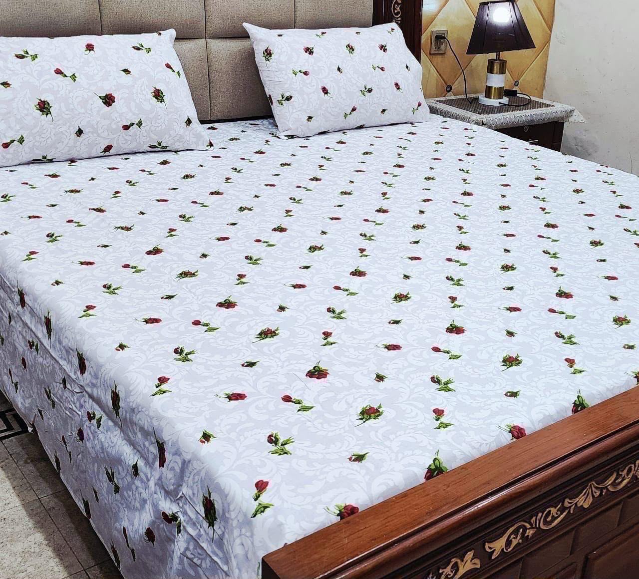 Cotton 3pc bedsheet king size bd 5078