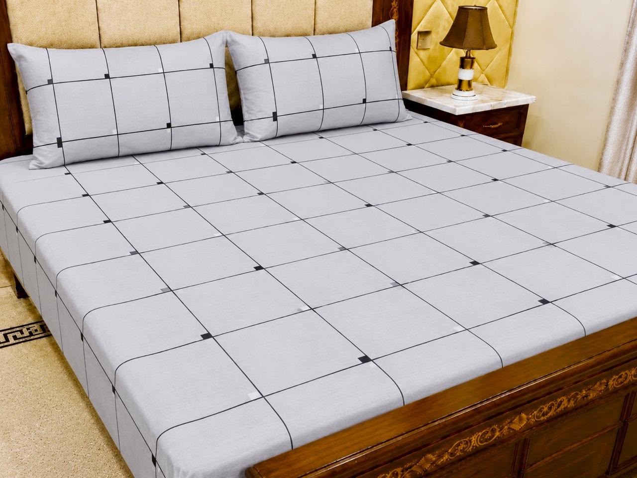 Cotton 3pc bedsheet king size bd 5080