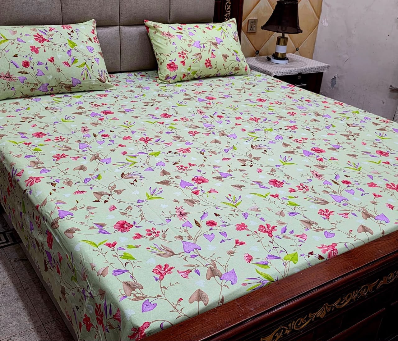 Cotton 3pc bedsheet king size bd 5082