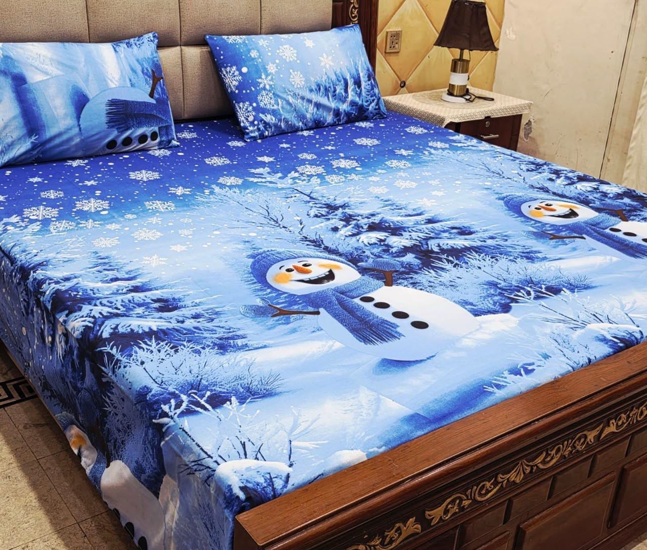 Cotton 3pc bedsheet king size bd 5083