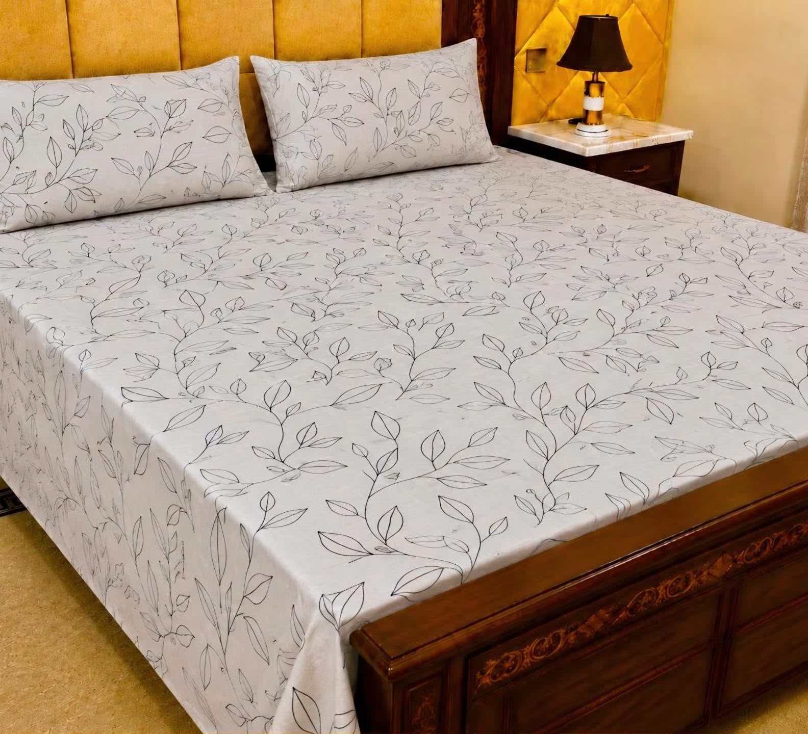 Cotton 3pc bedsheet king size bd 5009