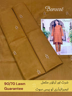 Bareeze Lawn 2pc Unstich D-1769-10
