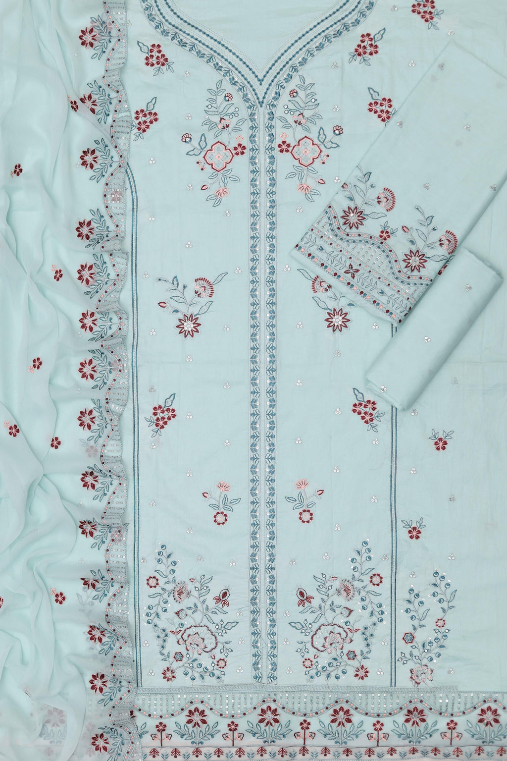 Maria.b Lawn Fabric 3Pc unstitch D-1793