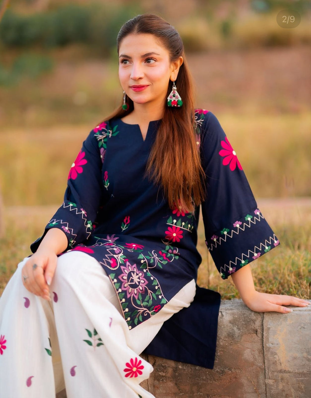 LAWN EMBROIDERED 2pc 1409