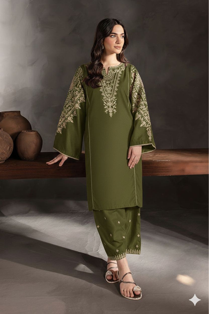 LAWN EMBROIDERED 2pc 1474