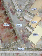 Baroque Unstitched Replica Organza 1510