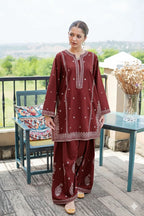 Premium quality 2pc Lawn Embroidery unstitch d1844
