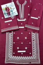Premium quality 2pc Lawn Embroidery unstitch d1844