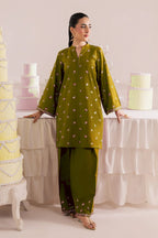 Premium quality 2pc Lawn Embroidery unstitch d1848
