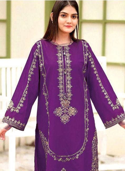 LAWN EMBROIDERED 2pc 1417