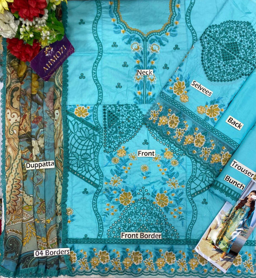 Ahmozi Presenting Jade Lawn Collection D-1730
