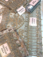 GULAAL ORGANZA EMBROIDERED D-1707