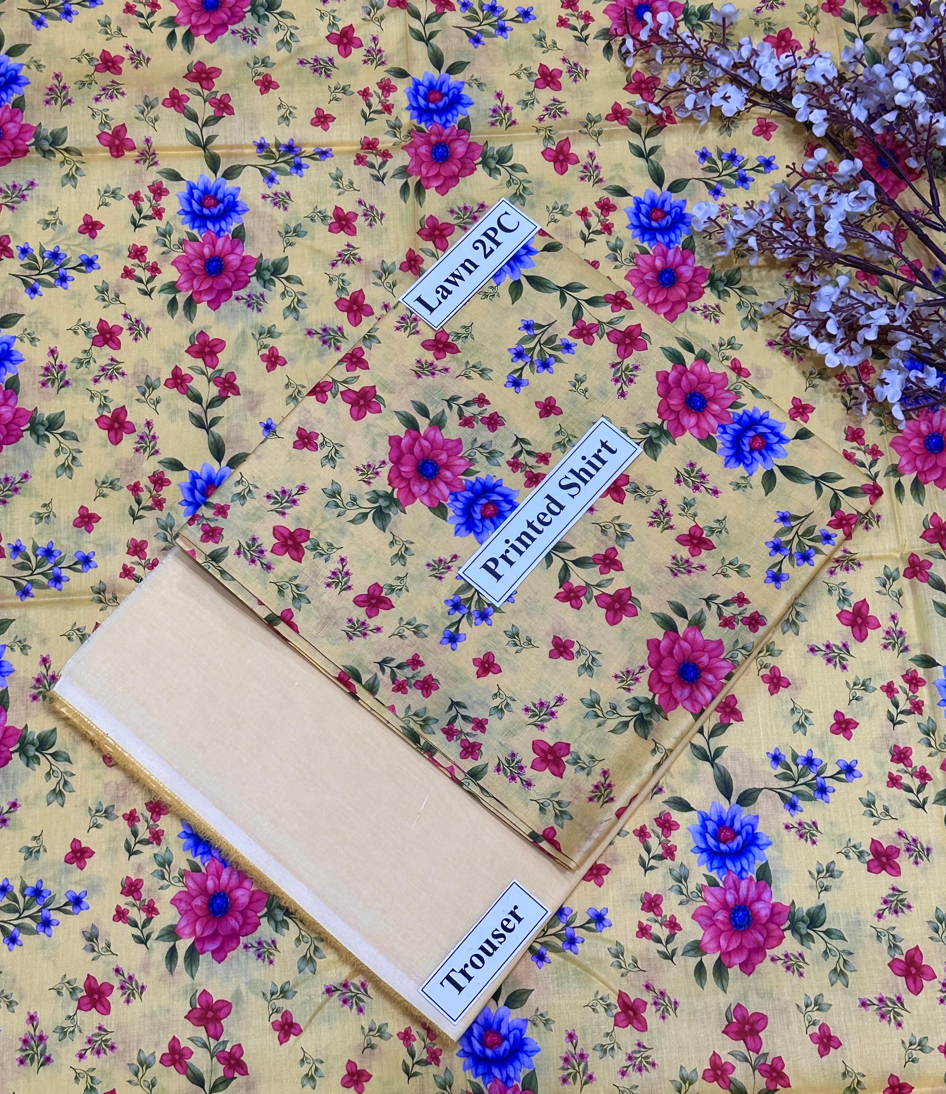 LAWN PRINTED COLLECTION BONANZA 2PC 1466