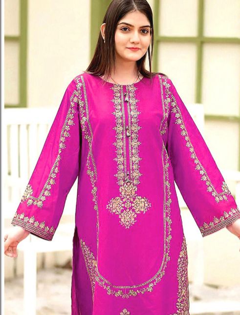 LAWN EMBROIDERED 2pc 1418