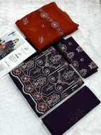 Bonazna Shahi Lawn 3pc Unstich D-1771-2