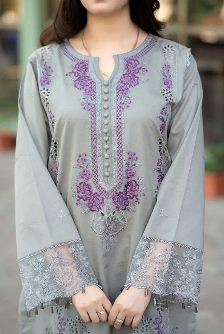 MUSHQ  Lawn Embroidered  Collection D-1696