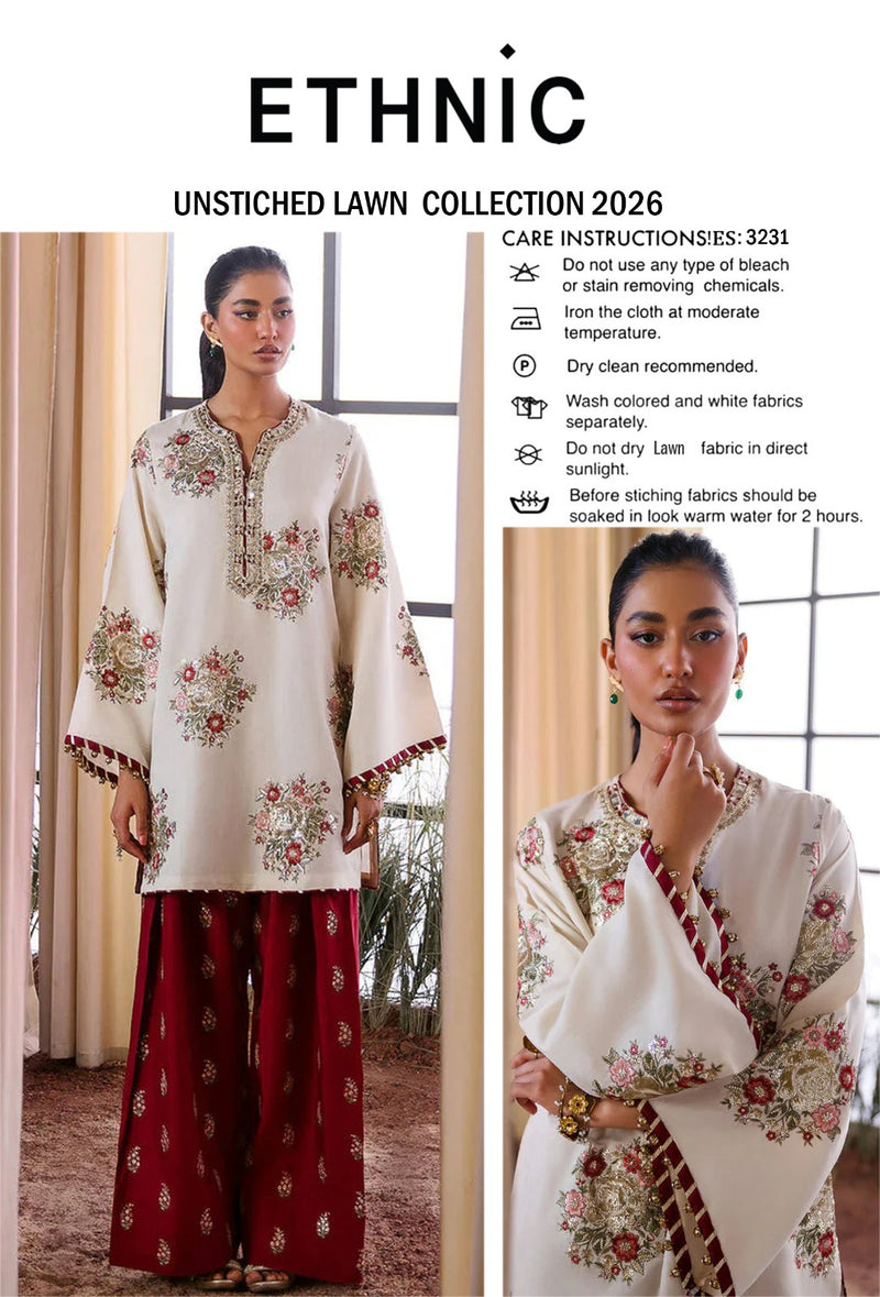 LAWN EMBROIDERED 2pc 1678
