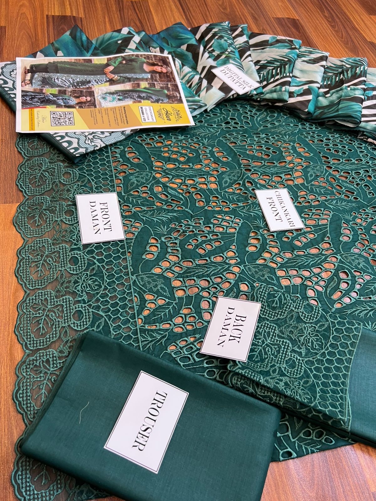 Chikankari  Embroidered  1397