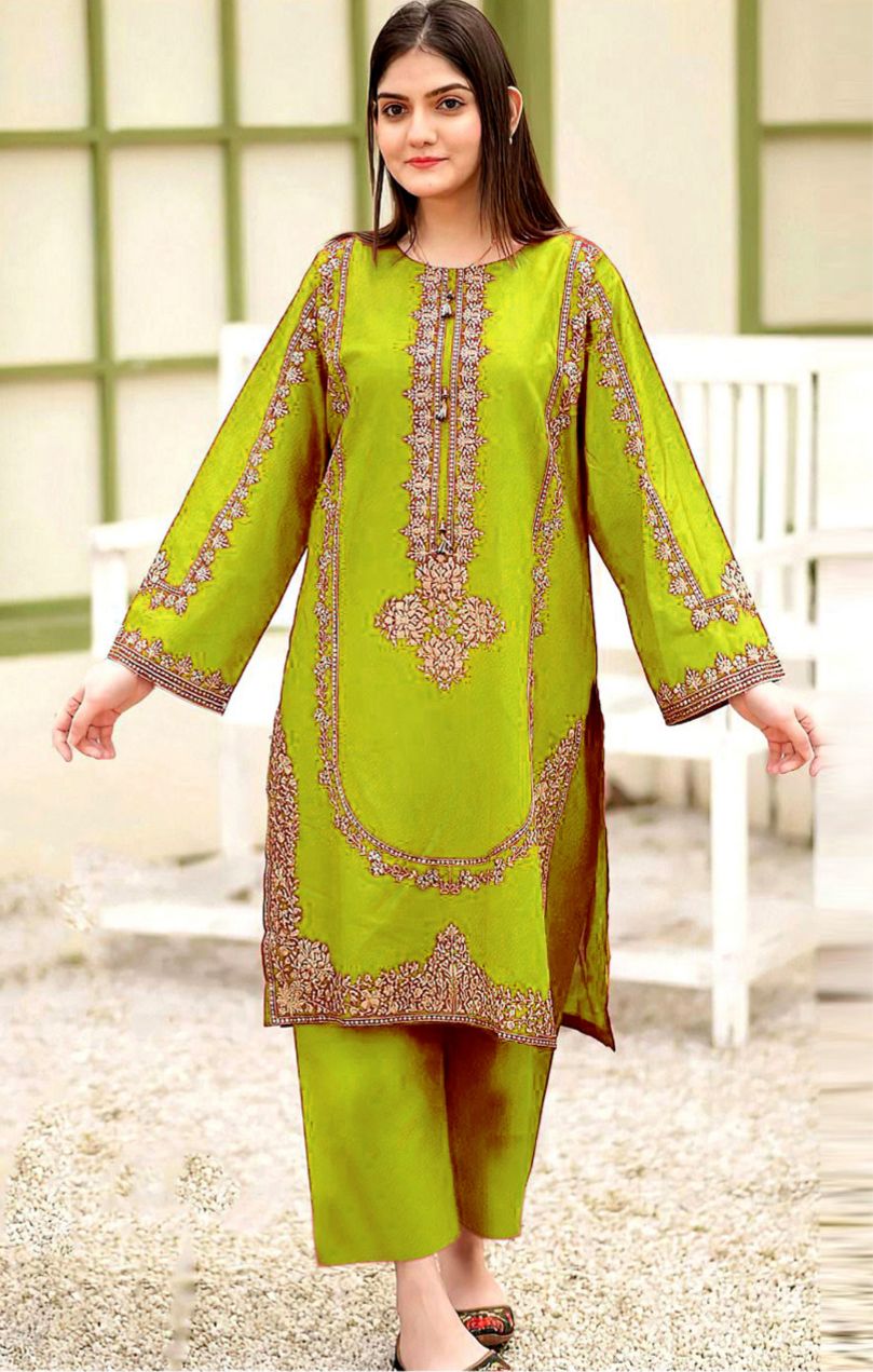 LAWN EMBROIDERED 2pc 1421