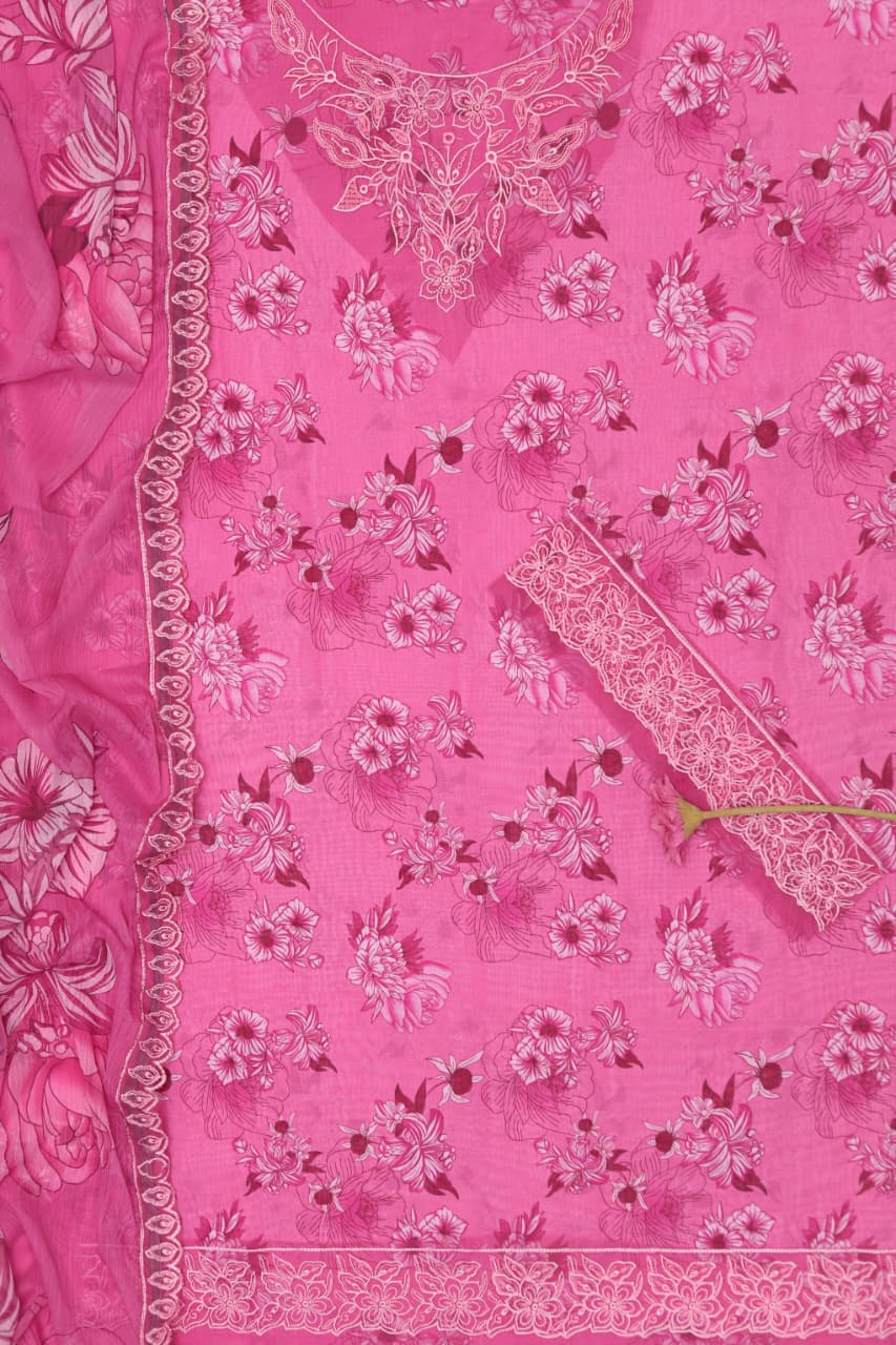 Maria b Lawn 3pc Unstich D-1773