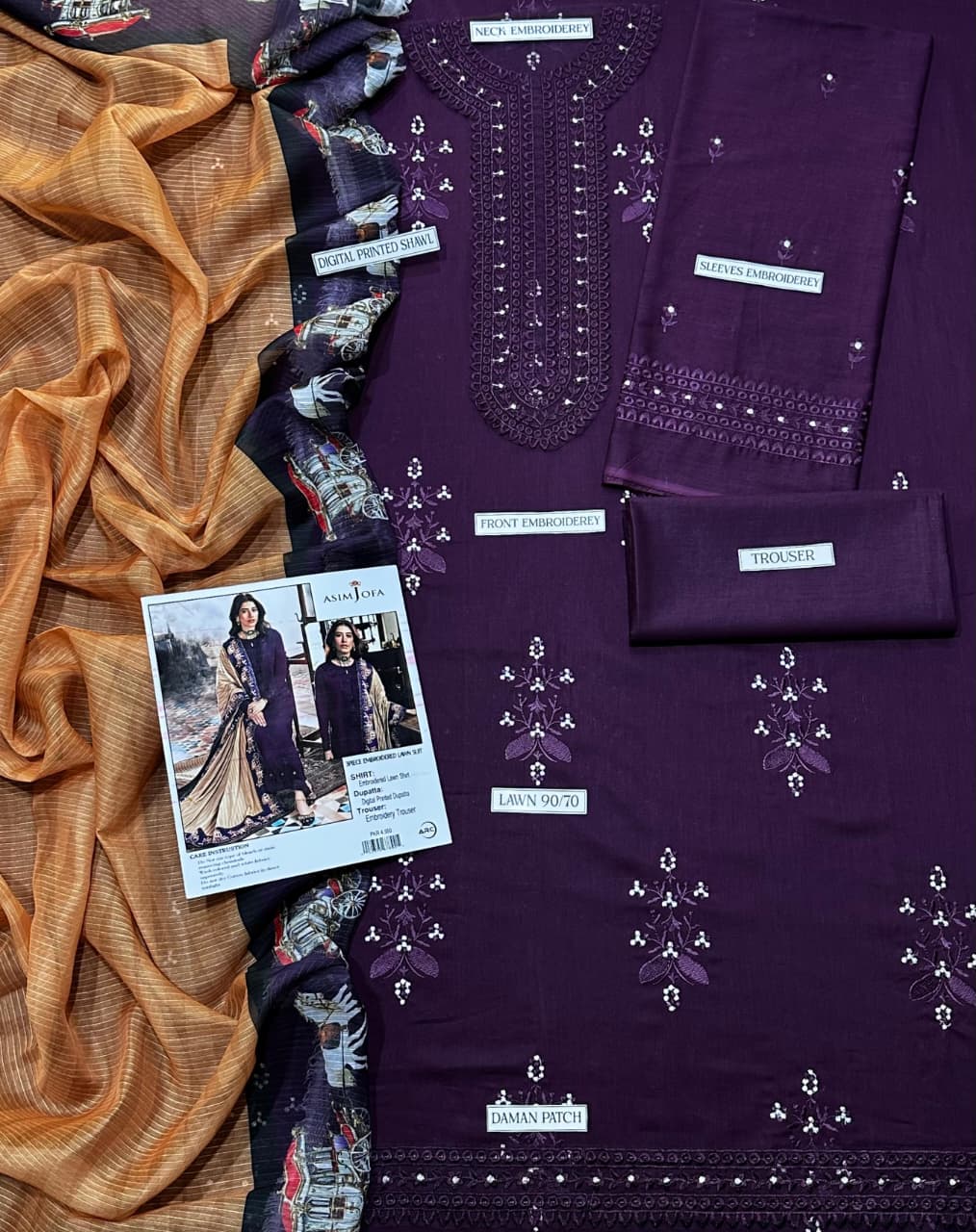 LAWN  Embroidered 1370