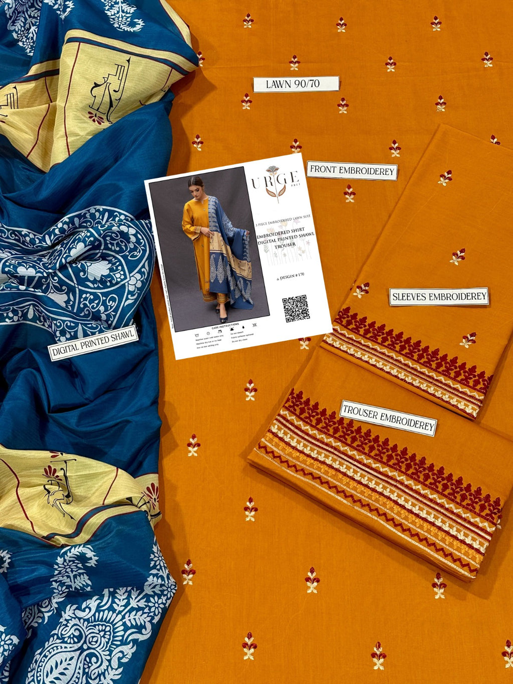 LAWN Embroidered 1406