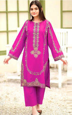 LAWN EMBROIDERED 2pc 1418