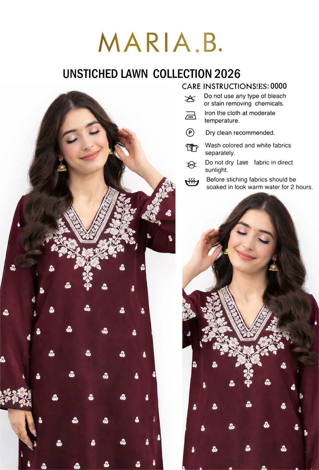 LAWN EMBROIDERED 2pc d 1567
