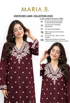 LAWN EMBROIDERED 2pc d 1610