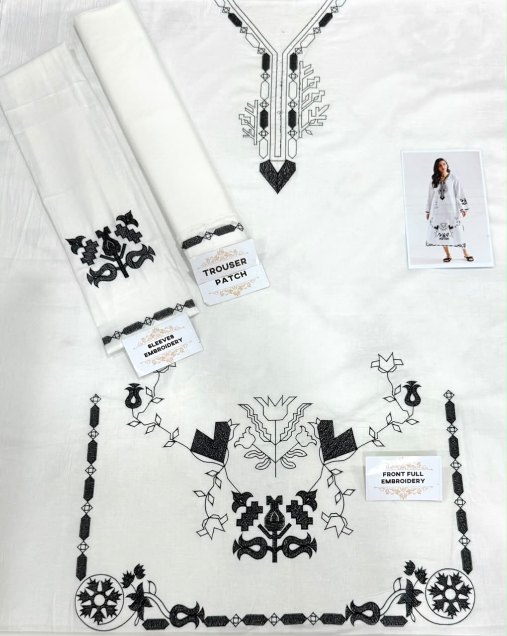 LAWN EMBROIDERED 2pc d 1572