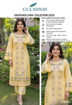 LAWN EMBROIDERED 2pc d 1563