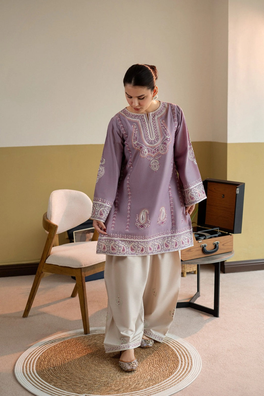 LAWN EMBROIDERED 2pc d 1622