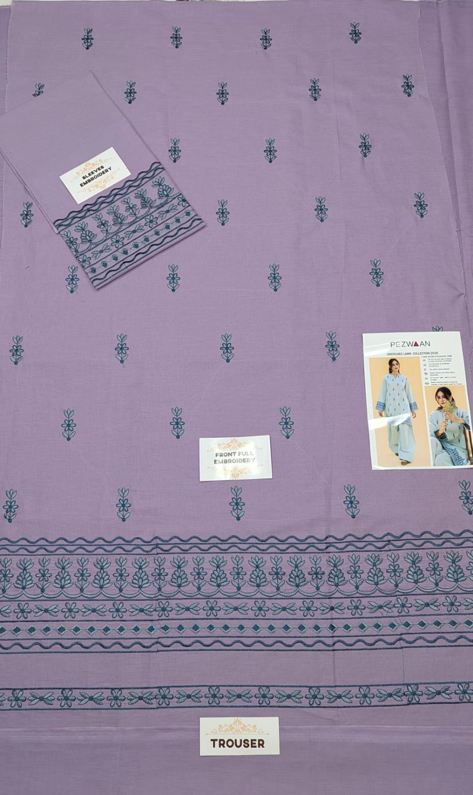 LAWN EMBROIDERED 2pc d 1580