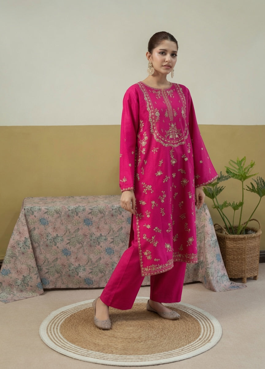 LAWN EMBROIDERED 2pc d 1585