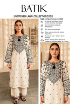 LAWN EMBROIDERED 2pc d 1632