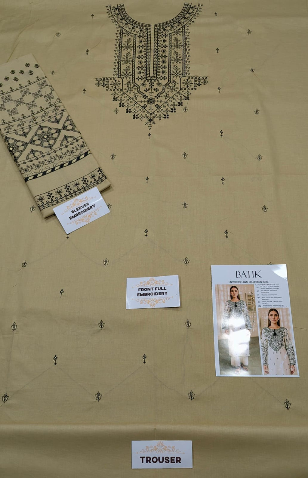LAWN EMBROIDERED 2pc d 1589